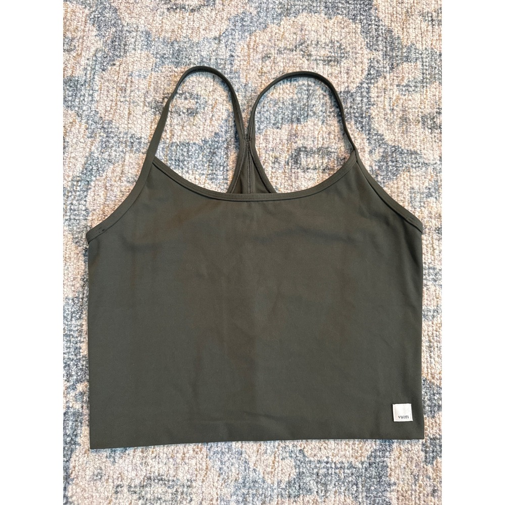 Vuori AllTheFeels Tank Top 2.0 Green Medium Excellent Condition